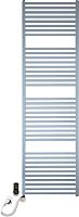 Полотенцесушитель электрический Luxrad Kwadro 066422 172х50 L, серый, терморегулятор selmo smart programm с пультом