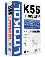 Клеевая смесь Litoko Litoplus K55 белый 25 кг.