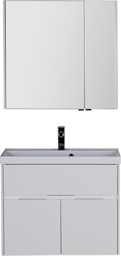 Мебель для ванной Aquanet Латина 80 белая фото 12