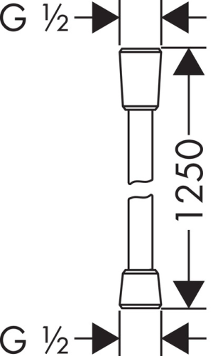 Душевой шланг Hansgrohe Isiflex 28272000 фото 4