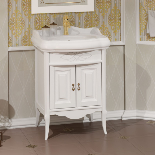 Мебель для ванной Opadiris Лоренцо 60 белая матовая фото 4