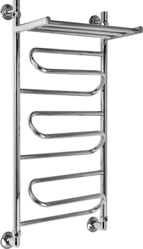 Полотенцесушитель водяной Aquanerzh Зигзаг с полкой 80х40 фото 2