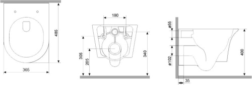 20 990 руб. Унитаз подвесной Damixa Skyline DX35C1700SC с микролифтом фото 6 Унитаз подвесной Damixa Skyline DX35C1700SC с микролифтом фото 6