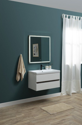 Мебель для ванной Aquanet Rosso 80 белая, дуб рошелье фото 5