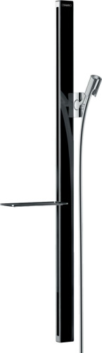 Душевая штанга Hansgrohe Unica 27640600 90 см, черный, хром