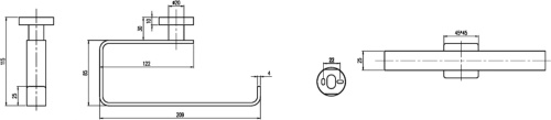 Полотенцедержатель Villeroy & Boch Elements Striking TVA15200500061 фото 2