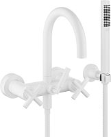 Смеситель Dorn Bracht Tara 25133892-10 для ванны с душем, белый матовый