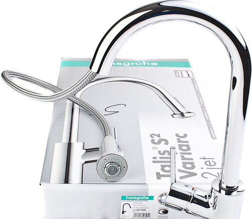 Смеситель Hansgrohe Talis S2 Variarc 14877000 для кухонной мойки фото 14