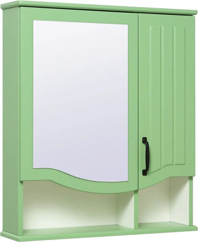 Зеркало-шкаф Runo Марсель 65, зеленый фото 2