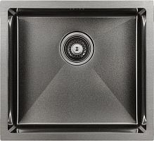 Мойка кухонная Paulmark Marx PM214844-GM вороненая сталь
