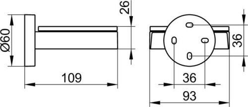 Мыльница Keuco Edition 90 19055 хром фото 4