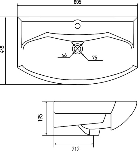 Мебель для ванной AQUATON Рико 80 белая, ясень фабрик фото 3