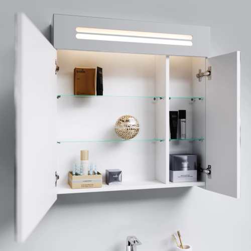 Зеркало-шкаф Aqwella Neo 70 с подсветкой фото 3