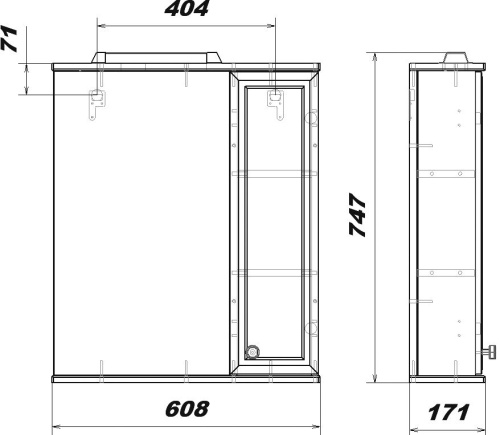 Мебель для ванной Sanstar Афина 55 фото 6