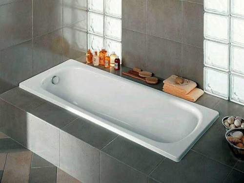 Чугунная ванна Roca Continental 212904001 140x70, без противоскользящего покрытия фото 2