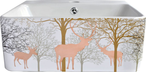 Раковина Bronze de Luxe Deer 1060GD золотая фото 4