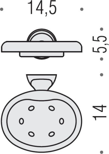 Мыльница Colombo Design Melo В1201.000 фото 3