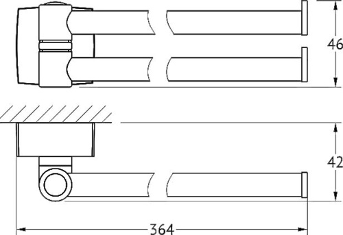 Полотенцедержатель FBS Esperado ESP 044 фото 2