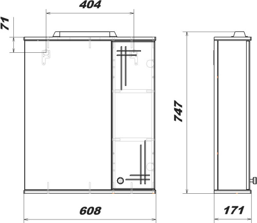 Зеркало Sanstar Июнь 60 П фото 3