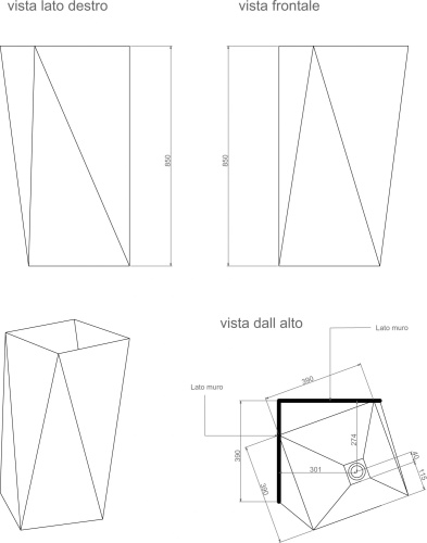 Раковина ArtCeram Sharp OSL008 фото 7