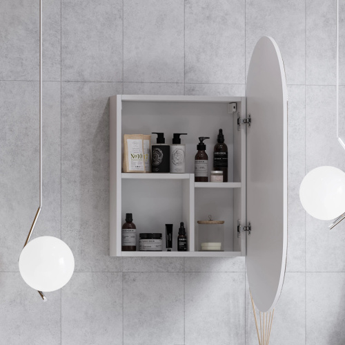 Мебель для ванной AQUATON Оливия 55 бежевый/дуб велл фото 14