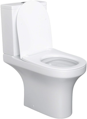 Унитаз-компакт Damixa Skyline DX35C8600SC безободковый, с микролифтом фото 6