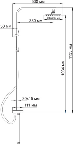 Душевая стойка Wasserkraft A042 фото 11