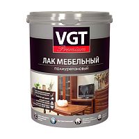 VGT PREMIUM ЛАК МЕБЕЛЬНЫЙ ПОЛИУРЕТАНОВЫЙ для внутренних работ, глянцевый (0,9л)