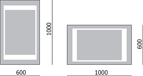 Зеркало Sanvit Дорадо 100 фото 3