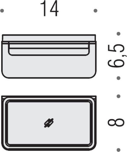 Мыльница Colombo Design Over B7001.satin фото 3