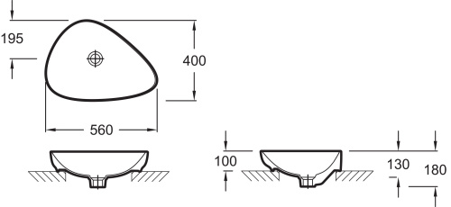 54 500 руб. Раковина Jacob Delafon Nouvelle Vague EVI002-MK4 кашемир фото 3 Раковина Jacob Delafon Nouvelle Vague EVI002-MK4 кашемир фото 3