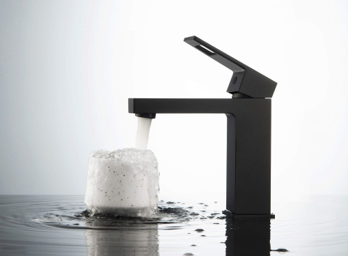 Смеситель Timo Briana 7161/03F для раковины, черный фото 3