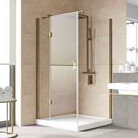 Душевой уголок Vegas Glass AFP-Fis Lux 120*100 05 01 L профиль бронза, стекло прозрачное