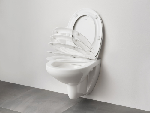 Унитаз подвесной Grohe Bau Ceramic 39899000 безободковый фото 5