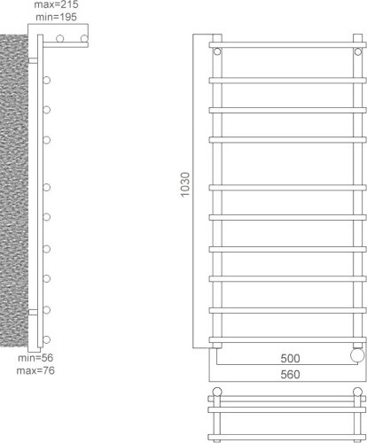 35 663 руб. Полотенцесушитель электрический Terminus Ватра П10 Е R с полкой фото 3 Полотенцесушитель электрический Terminus Ватра П10 Е R с полкой фото 3