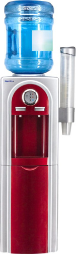 Кулер для воды AquaWork YLR1 5 VB серебристый, красный фото 2