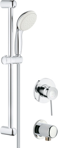 Душевой комплект Grohe BauClassic 29048000 + 27924001 + 28671000 фото 5