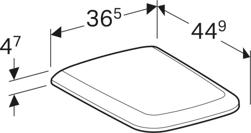 Комплект Чаша для унитаза подвесного Geberit iCon Square 201950000 + Крышка-сиденье Geberit iCon Square + Система инсталляции для унитазов Geberit Duofix Платтенбау 458.125.11.1 фото 6