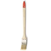 COLOR EXPERT 81672502 кисть радиаторная угловая, светлая, смешанная щетина, деревянная ручка (25мм)