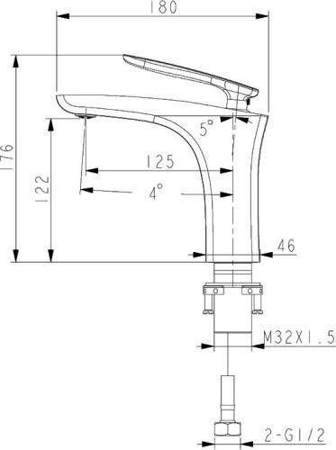 Душевой комплект Lemark Bellario LM6802C + LM6806C фото 9
