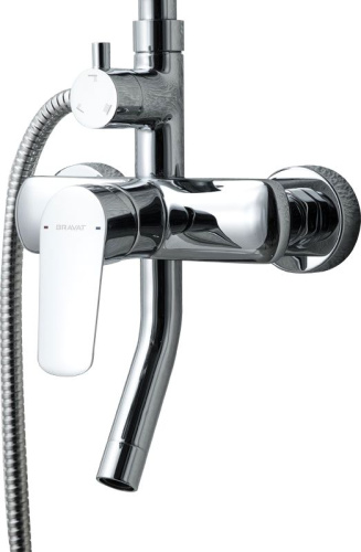 Душевая стойка Bravat Rhein F6429564CP-A-ENG фото 8