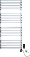 Полотенцесушитель электрический Luxrad Salto Invest 063775 120х53 R, белый, терморегулятор selmo smart programm с пультом