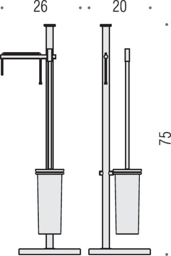 Стойка Colombo Design Plus W4935 фото 3