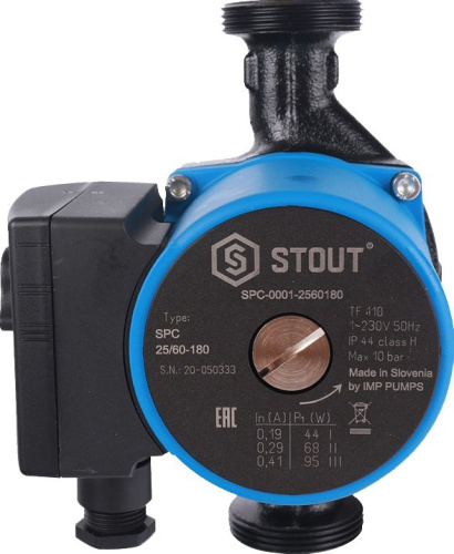7 300 руб. Циркуляционный насос Stout 25/60-180 фото 14 Циркуляционный насос Stout 25/60-180 фото 14
