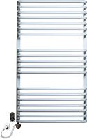 Полотенцесушитель электрический Luxrad Salto Invest 063728 92х53 L, белый, терморегулятор selmo smart programm с пультом