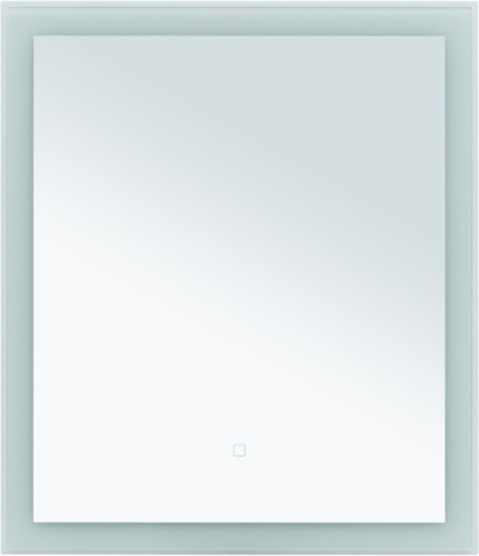 Зеркало STWORKI Эстерсунд 75 белое матовое, с подсветкой, сенсор на зеркале фото 7