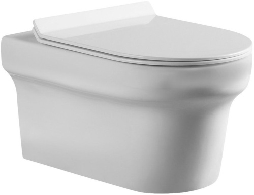 Унитаз подвесной Aquanet Nova-W Rimless Soft Close-SLIMSEAT фото 11