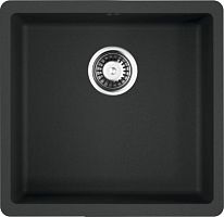 Комплект Мойка кухонная Omoikiri Kata 44-U-BL черная + Смеситель Blanco Catris-S Flexo 525792 для кухонной мойки