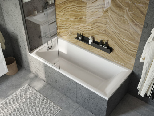 Акриловая ванна STWORKI Стокгольм 180x80 с каркасом фото 2