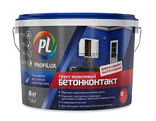 Грунт для внутренних и наружных работ Profilux Бетонконтакт 12 кг.